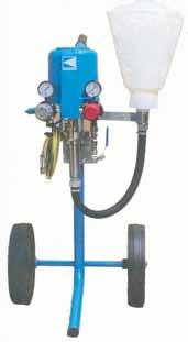 design SPECIFICATIONS Pressure ratio 20/1 Fluid volume per cycle (cm3) 22 Number of cycles per litre of products 45 Fluid Output at 30 cycles/mn (l/mn) 0,66 Free flow rate (L/mn) 1,32 Air consumption