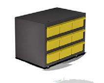 CHOOSE YOUR ACCESSORIES DRAWERS TOUGH High impact drawer slides and high weight capacity EFFICIENT Maximizes space by being designed to fit into