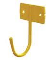 CHOOSE YOUR ACCESSORIES 6070 6" HOOK WITH 3" OPENING Powder Coated Steel 6072 8" SWIVEL HOOK WITH 4" OPENING