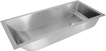 BABY Bath Tub 0513090000 170 Baby bath tub for recessed mounting, grade AISI 304, thickness 1,5 mm. finish.