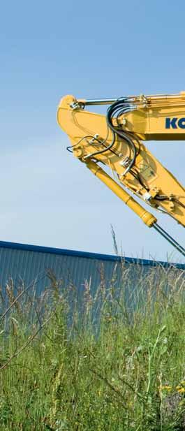 Quality You Can Rely On Reliable and efficient Productivity is the key to success all major components of the PC160-8 are designed and directly manufactured by Komatsu.