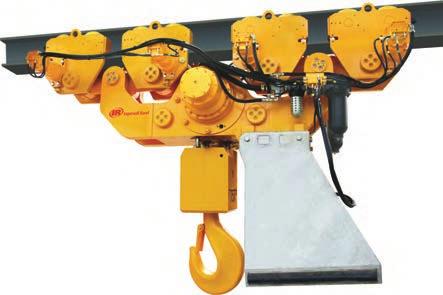 BOP Handling Systems 25-200 t Load Capacity BS150LCA3P3 (one 75 t hoist shown) BS Series Specific Features All models meet the requirements of the European standards FEM 9.