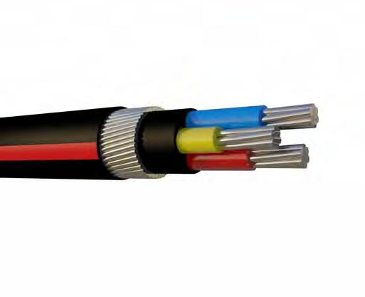 30 ALUMINIUM FLAME RETARDENT (FR) ARMOURED CABLE 1.9/3.3KV Wooden drums 300m & 500m Plain Hard drawn Aluminium conductors, XLPE insulated, PVC bedded, Galvanised Steel Wire.