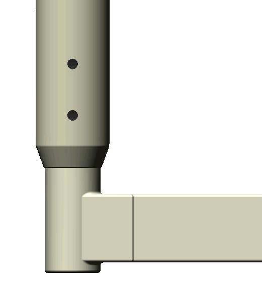Connecting diagram 6. Mounting the articulated arms 6.1 Ceiling mounting Ceiling tube 89 6.1.1. Mounting the extension arm Mounting notice: One receptacle of the bracket is welded in a 89 angle to the horizontal arm.