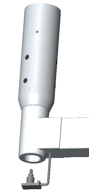 Remove the lateral covering plates of the bracket as described in chapter 6.1.2.