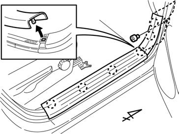 1-13 Bolt 10mm Socket (v) Remove the glove box inner cover. (Fig. 1-14) (1) Remove 1 bolt. Inner Cover Fig.