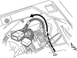 Secure the V5 harness to the vehicle harness with one large wire tie. (Fig. B 10) i. Secure the V5 harness diode in the large wire tie. 17.