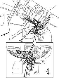 Verify the connector is plugged in 39. Secure the 12P connectors and V5 harness to the vehicle harness with one medium wire tie. (Fig. B 26) i.