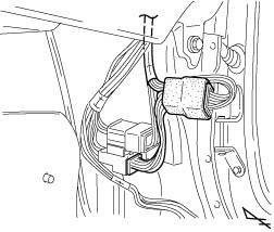 Plug in the V5 harness white 14P connectors between the vehicle harness white 14P connector