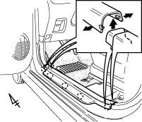 Wire Ties: When using wire ties to secure harness, clip the wire ties after securing them. A. Vehicle Disassembly 1.