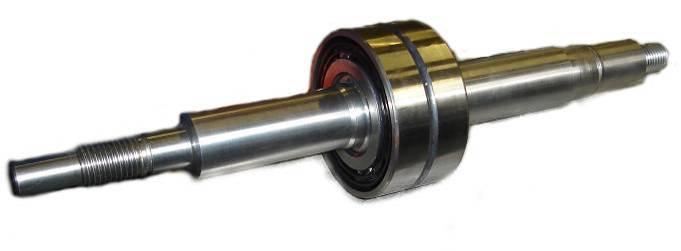 Rebuild / Installation A new shaft assembly is constructed by following these procedures Press two bearings (p/n