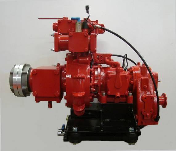 14. Gearbox (Optional) The gearbox incorporates a cooling system, which utilises cold water diverted from the main pump body to flow around the gearbox outer housing and then return to the pump.