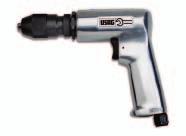 916 DN Reversible drill Pistol-ip model with air exhaust through the handle Can also be used to screw/unscrew Chuck capacity Ø Power 0,37 kw