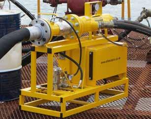 Injection manifold The unit is of modular construction and if required the injection manifold can be easily detached and mounted separately on the rig or placed on the