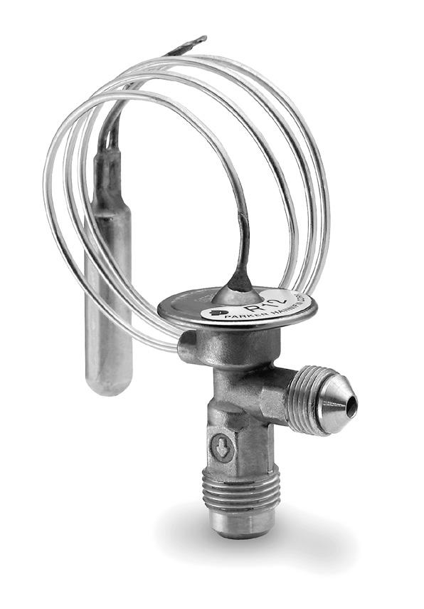 Page 4 / Catalog E-1, Thermostatic & Automatic Expansion Valves N Series This small flare brass valve series is ideally suited where space is at a premium.