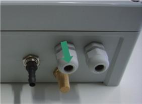 Figure 17: Current sensor Figure 18: Connection terminal To access the connection terminal inside the housing remove the cover by