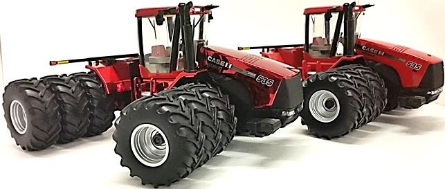 #112 $ Ertl Case-IH 5120 Maxxum row Crop tractor with Cab & front weights.