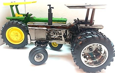 #143 $ Ertl 1/32 Waterloo Works JD 8345R rowcrop tractor w/ front & rear duals and