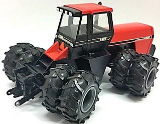 #209 $ Ertl 1/16 Case-IH STX500 Collector Edition with red Steiger tractor, duals, light bar