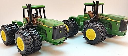 #282 $ Ertl 1/32 John Deere 8430T tractor w/ rubber tracks, weight sets, 3pt