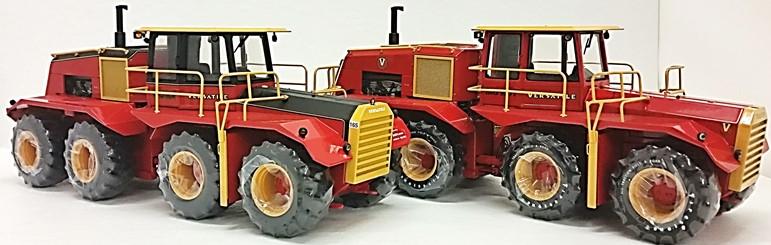 The hood opens & the cab tilts just like The real tractor that was built in Montana in 1976. UH2714 (Retired) NIB.
