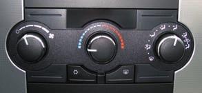 s Rotate Blower Control Rotate Temp. Control Rotate Mode Control Push A/C Button Push Rear Window Defroster Button Recirc.