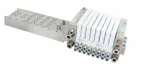 PNEUMATIC VALVE MANIFOLDS mm - Series 50 M7 or with push-in fittings Ø6 mm Series G3 50 Types MULTIPOL-BUS new 50 D/3D CAD models - In 3D 0056GB-0/R0 6 Manifold assemblies kit (Electronic + End
