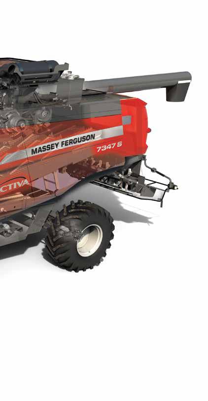 Engine Powerful AGCO POWER 6-cylinder engine with SCR technology for excellent fuel efficiency and cleaner emissions.