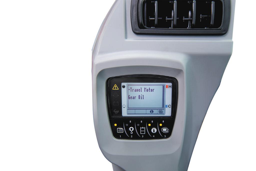 With easier access, simpler settings, easy-to-read indicators and alerts, you ll always be aware of the excavator s