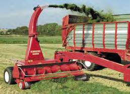 Forage harvesters FCT 1350 The ultimate precision chopper for grass. Wide pick-up makes it possible to collect double swaths.