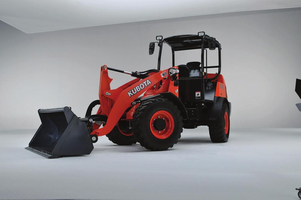 ROPS / FOPS Certified Canopy / Cab Forged and attached at the Kubota factory, both the Roll-Over