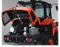 Easy to Service Servicing the Kubota R530 is a snap, helping to reduce downtime and letting you get back to work