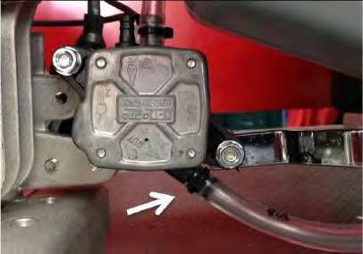 24 Flat Screwdriver a. Remove the plastic cap from the depression plug in the crankcase.