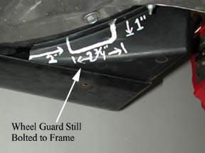 Use the supplied, pre-cut black piece of edge protector (part #30) on the shield, this must be installed to prevent