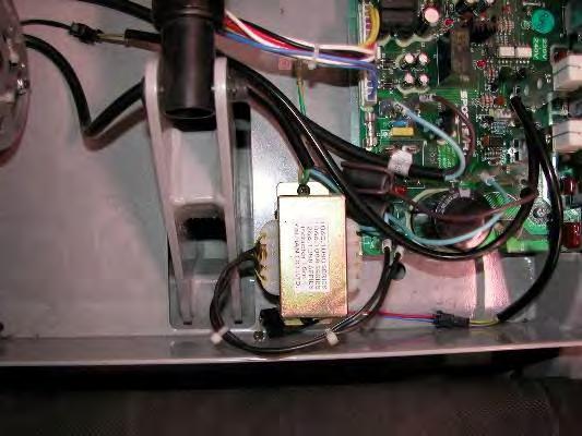 1-3. Component Placement - TR22F Lower Compartment Incline VR set Optic sensor Transformer DC