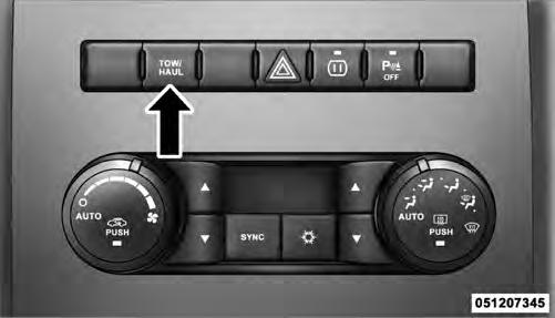 68 STARTING AND OPERATING throttle downshifts (for improved engine braking) may occur during steady braking maneuvers. Pressing the switch a second time restores normal operation.