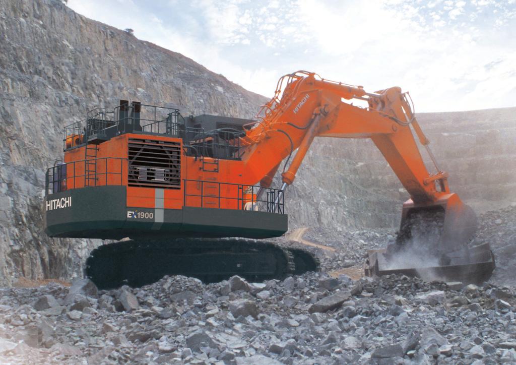 Ultra Large Sized Production from the Hitachi Gigantic Excavators
