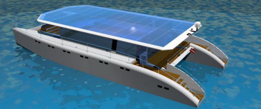Solar energy Solar energy can give 100% autonomous for a vessel if the solar array is big enough.