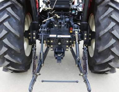 F Series Branson tractors are all 4 wheel drive and they are designed with a dual power direction,
