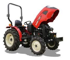 Independent 560 RPM PT0 is a standard feature on Branson's F Series Tractors.