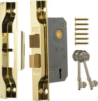 REBATED & BATHROOM DOOR LOCKS The ERA Rebated Door Lock is ideally suited for 13mm ( 1/ 2 ) Rebated French Doors.