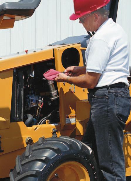 You ll be hard-pressed to find another line of trenchers that are easier to service than these Service Removable engine panels with rubber latches make maintenance access fast, easy and uncluttered.