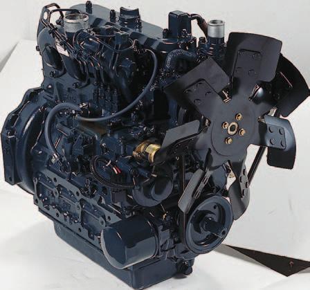 5 (25 kw) @ 3000 rpm Maximum Torque Gross... 73 lb ft (99 N m) @ 2000 rpm Net... 67 lb ft (91 N m) @ 2000 rpm RT560 ENGINE Model... Kubota V2203-DI-B Cylinders... 4 Fuel injection.