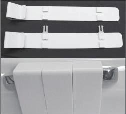 Accessory Side flap protector extension kit Part No. 5033A-AB284 Comprises 1 side flap protector and 2 clips.
