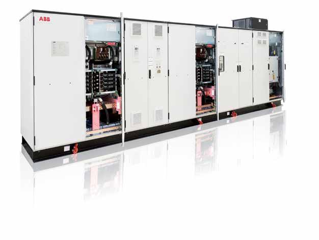 ACS6000 Water-cooled, 5-36 MW Cost and energy savings are possible with a water-cooled drive system that is configured to fully meet your needs.