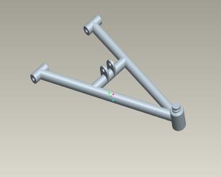 : Design of Suspension System Design for optimal geometry of the control arms is done to both support the race-weight of the vehicle as well as to provide optimal performance.
