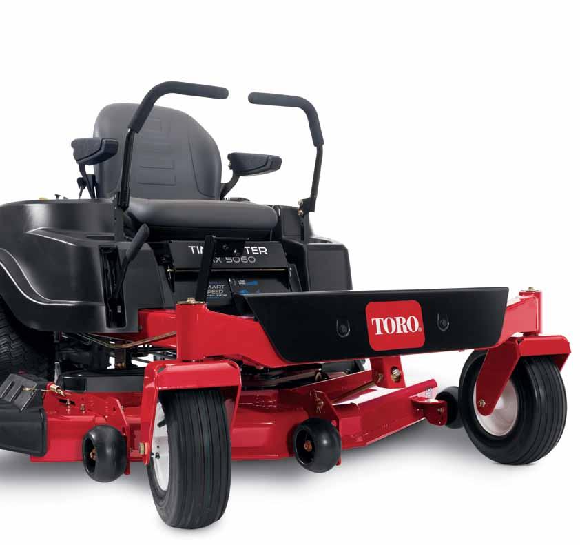 mowers speed and agility of a TimeCutter SS with the a of a