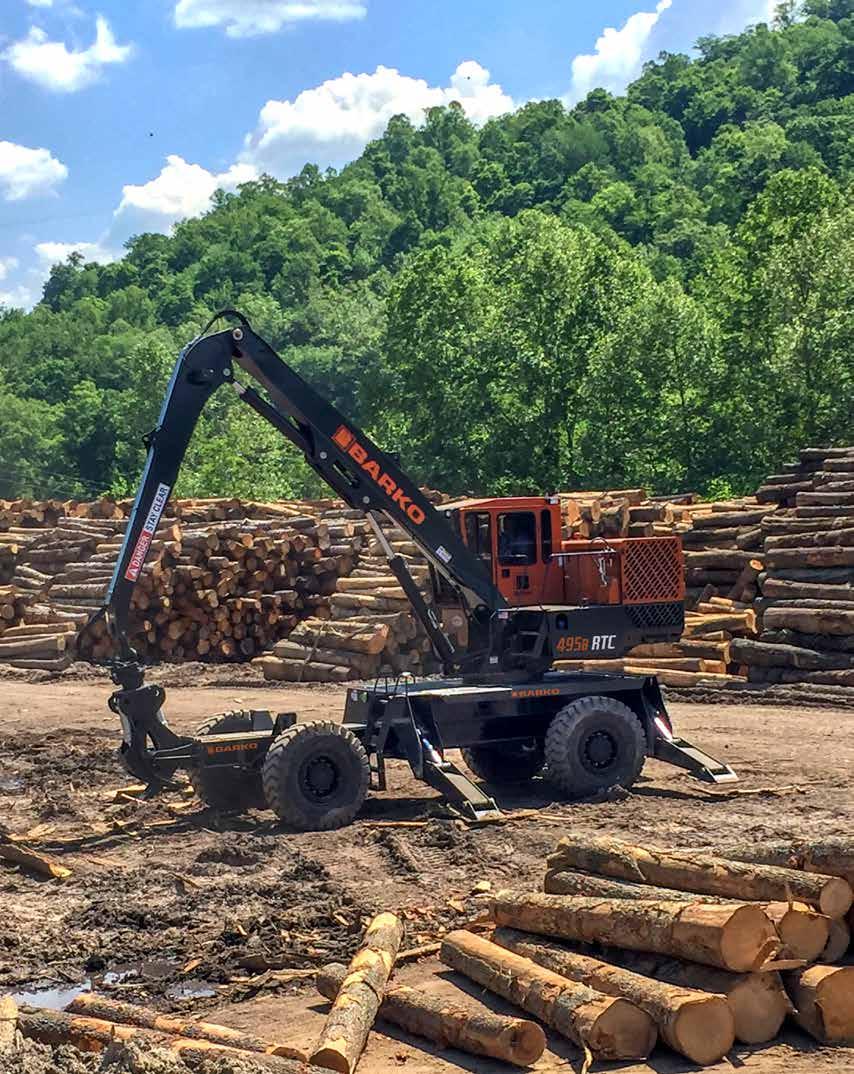 ROUGH TERRAIN CARRIER 95B, 95B, & 595B TIER FINAL - SPECIFICATIONS The Rough Terrain Carrier (RTC) loader package is the most maneuverable and powerful log loading machine in the Barko lineup,