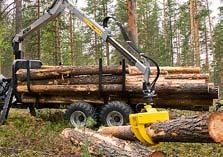 Kesla is the solution for the entire timber harvesting production chain - everything from felling and handling to local and long-distance transport.
