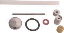 Cutting Head Technology On/Off Valves - Repair Kits A C B D E F B A F G C D E G H On/Off Valve Repair Kit H2O #302001-1 20458839 Includes: A Seal Buttress B Seal O-Ring C Poppet Seal D Poppet E